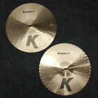 Used Zildjian K Mastersound Hi Hat Cymbals 14