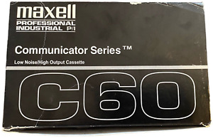 Maxell C60 Professional Communicator Series Blank Cassette Tapes 10 Pack NEW!