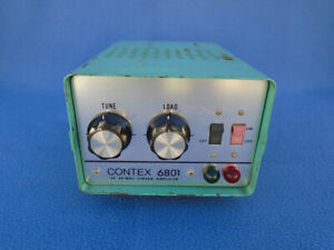 Vintage Contex 6801 CB Ham Radio Amplifier Tube Amp Powers On Parts Or Repair