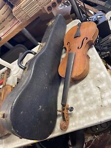 Old 4/4 Violin Made in Germany Copy Violin Antonius Stradivarius 1716 / restore