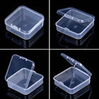 Small Clear Plastic Storage Box Jewelry Beads Organizer Case Container Durable