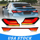 Smoked LED Tail Lights For Toyota Camry 2018-2023 With Trunk Lights BMW Style (For: 2021 Toyota Camry)