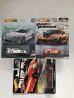 Hot Wheels Fast & Furious Lot Of 3 Toyota Supra- 1 Pkg damage see photos