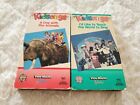 KIDSONGS 2 VHS Lot DAY WITH ANIMALS Teach The World To Sing 1986 GOOD