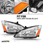 For 2003-2007 Honda Accord Headlights Headlamps Left Right Driver Passenger Side (For: 2007 Honda Accord)