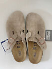 Birkenstock Boston Taupe Suede Leather new with box Narrow /US size 8  9 10