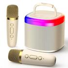 JYX D17 Mini Karaoke Machine with Wireless Microphones