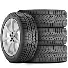 4 Bridgestone Blizzak LM-60 RFT 205/45R17 84H (Studless) Snow Winter Tires (Fits: 205/45R17)
