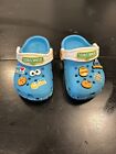 Crocs Toddlers Cookie Monster Classic Clog - Electric Blue - Toddler C-5 Slip On