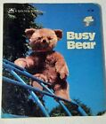 Busy Bear A Golden Book 1980 Board Plush UK Photos  Great Bear Gerry Swart Vtg  