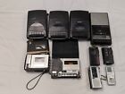 Lot Of 10 Cassette And Micro Cassette Recorders For Parts Only Untested