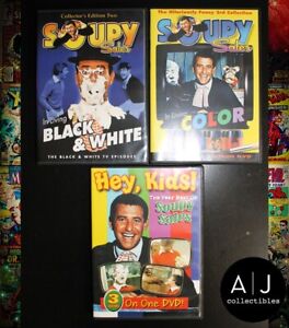 Soupy Sales Lot of 3 DVDs In Living Black & White Hey Kids! Black & White