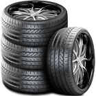 4 Tires 265/40R22 ZR Lexani LX-TWENTY AS A/S High Performance 106W XL