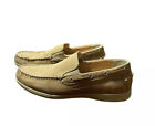 World Wide Sportsman Mens Slip On Boat Shoes Size 8.5 Leather Brown