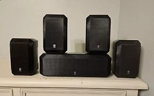 Yamaha Surround Sound Stereo Speakers Home Theater Satellite & Center NS-AP2600S