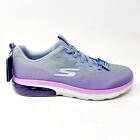 Skechers Go Walk Air 2.0 Quick Breeze Gray Lavender Womens Casual Sneakers
