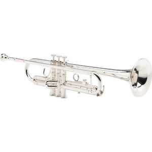 NEW BLESSING BTR1277S SILVER TRUMPET WITH CASE, MOUTHPIECE, AND WARRANTY!