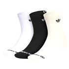 Adidas Men's Trefoil High Quarter Socks 3 Pack Size Medium Shoe Size 5-8 NEW!