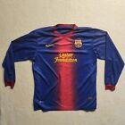 ⚽ Nike Barcelona Soccer Jersey Long Sleeve Qatar Foundation Medium ⚽