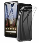 For Google Pixel 3a 3a XL Shockproof Crystal Clear Transparent Phone Case Cover