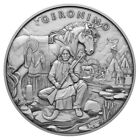 1 Troy oz Geronimo Design .999 Fine Silver Round