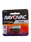 RAYOVAC RL123A-1G, 3-Volt Lithium 123A Photo Battery (Single)