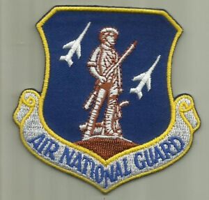 AIR NATIONAL GUARD USAF PATCH BOMBER FIGHTERJET AIRCRAFT PILOT SOLDIER USA FLY