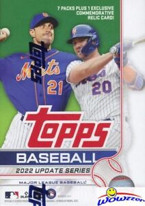 2022 Topps update Baseball EXCLIUSIVE Factory Sealed Blaster Box-RELIC!