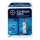 Bayer Contour Next Blood Glucose Test Strips 7310 No Coding Highly Accurate 25Ct