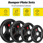 Olympic Rubber Bumper Weight Plate Set 2