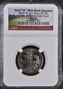 2019 W American Memorial Park West Point NGC MS64