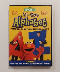 Sesame Street All Star Alphabet DVD Stephen Colbert Nicole Sullivan