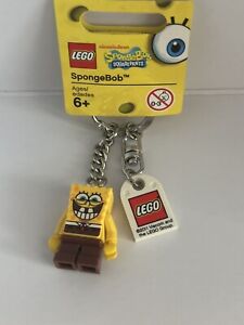 LEGO SpongeBob SquarePants Minifigure Keychain From 2013 Retired  853297 NEW