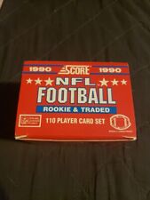 1990 Score Supplemental Rookie and Traded Football Set Emmitt Smith Rookie