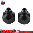 2X 10AN Female to 6AN Male Flare Reducer Fitting Fuel Cell Bulkhead Adapter US