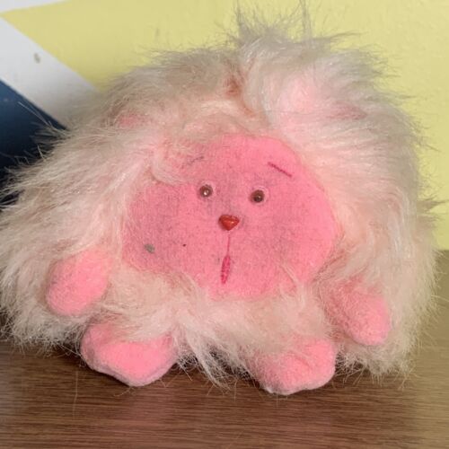 1985 Animal Fair Chubbles Giggly Friend Chiggles Sound Plush Moonglow Pink