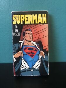 New ListingSuperman To The Rescue VHS Movie Tape Mad Scientist Magnetic Telescope Japateurs