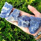 Raw Rough Sodalite Chunk Healing Mineral Geode Rocks Crystal Gift Collection 1PC