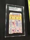 1963 World Series Ticket Stub SGC New York NY Yankees v LA Dodgers Podres W