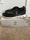 on cloud cloudrift running shoes size 11 black white