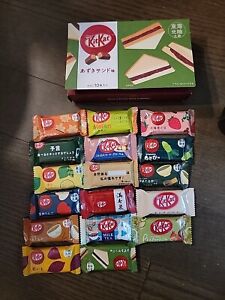 17 Japanese Kit Kat Gift Box Limited Edition Flavors US SELLER Green Tea Ube