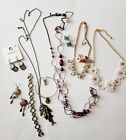 Vintage Mixed 10 Pc. Lot Of Costume Jewelry Various Brands All Wearable