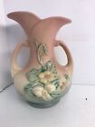 Hull Art Pottery Pink Wildflower Matte Glaze Vase W8  7 1/2