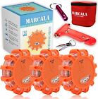 NEW MARCALA 3 Pack LED Safety Flares w/ Batteries Installed - 4 Bonuses Included