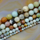 Natural Gemstones Faceted Round Spacer Loose Beads 15.5'' 4mm 6mm 8mm 10mm 12mm