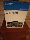 Sony CFS-1010 AM/FM Stereo Cassette Player Boombox-See Description-