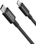 Anker 6ft Nylon USB C to Lightning Cable PD Fast Charge MFi-Certified for iPhone