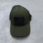 Condor Hat Mens Small Medium Green Fitted Operator American Flag Patch NWT