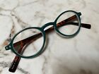 New ListingCLOSEOUT! OLIVER ROUND Blue Spruce and Tortoise Reading Glasses +1.50