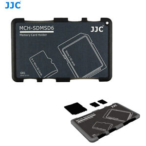 Compact Wallet Memory Card Holder Storage Case for 2 SD Cards + 4 Micro SD Cards